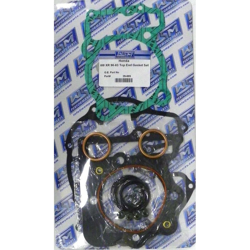 Load image into Gallery viewer, WSM Top End Gasket Kit For Honda 400 XR 96-04 29-665
