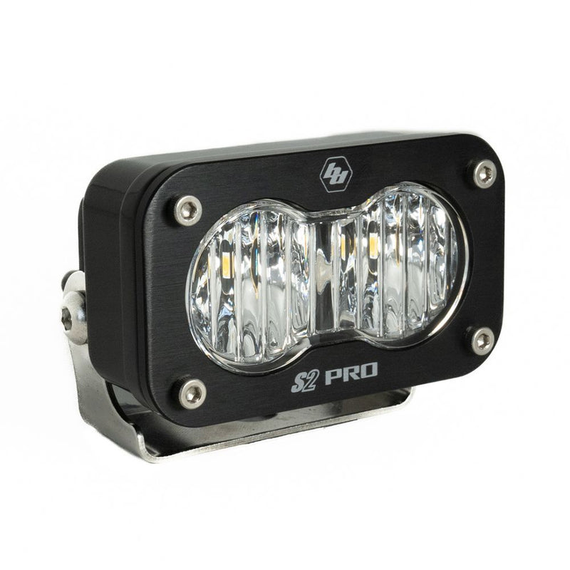 Load image into Gallery viewer, Baja Designs Auxiliary LED Light Pod Each Black Case S2 Pro Series Wide Cornering Pattern Clear Lens Universal 480005
