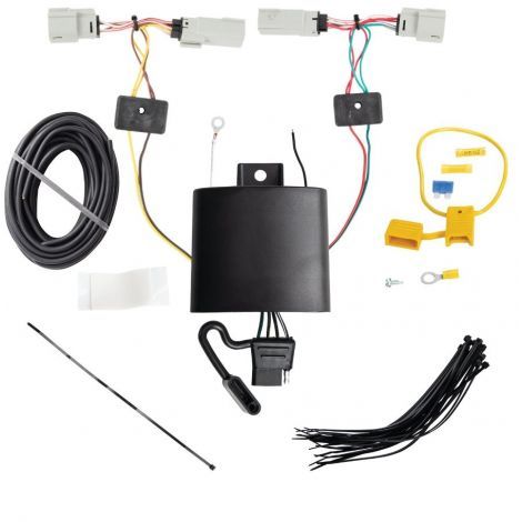 Load image into Gallery viewer, Rigid Hitch R3-0481 Class III 2 Inch Receiver Trailer Hitch Bundle - Includes Ball Mount and Custom Wiring Harness - fits Select Ford Bronco With LED Tail LIghts (No Bronco Sport)
