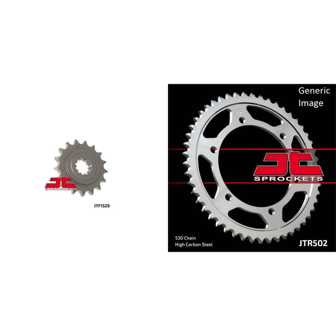 Front & Rear Sprocket Kit for Street KAWASAKI ZRX1100R 2000-2001