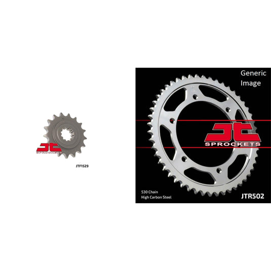 Front & Rear Sprocket Kit for Street KAWASAKI ZRX1100R 2000-2001