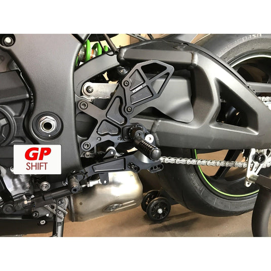 Vortex Racing Adjustable Rear Set Black - RS403K