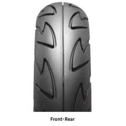 Bridgestone Set Of Two F/R 80/90-10 Hoop B01 Motorcycle Tires