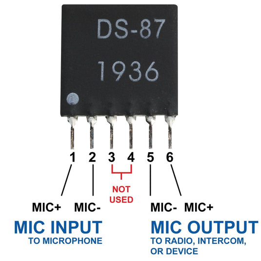 Rugged Radios Dynamic Microphone Preamplifier PREAMP-M87