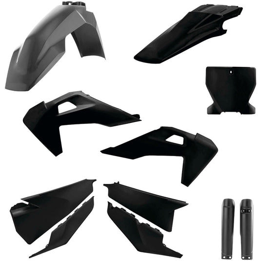 Acerbis Black Full Plastic Kit for Husqvarna - 2726550001