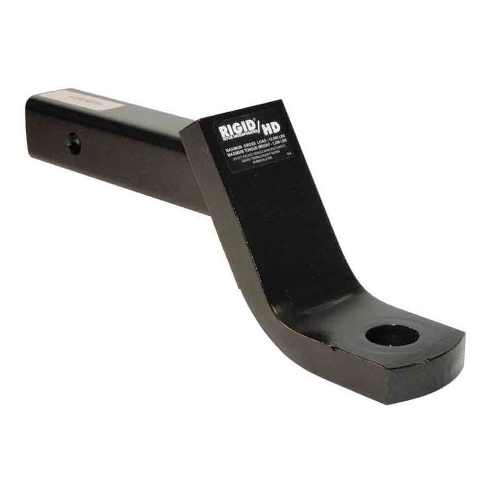 Rigid HItch (HUB-3411) Heavy Duty Ball Mount for 2 Inch Receivers - 4 Inch Drop or 3 Inch Rise - 11-1/8 Inch Length
