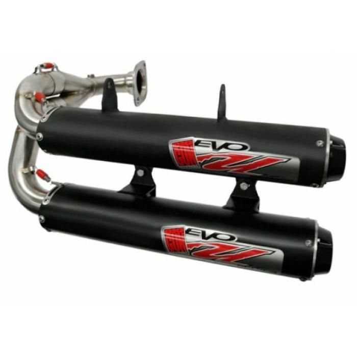 Load image into Gallery viewer, Big Gun EVO Utility Stainless Steel Slip-On Exhaust With Black End Tip For Honda Talon 1000
