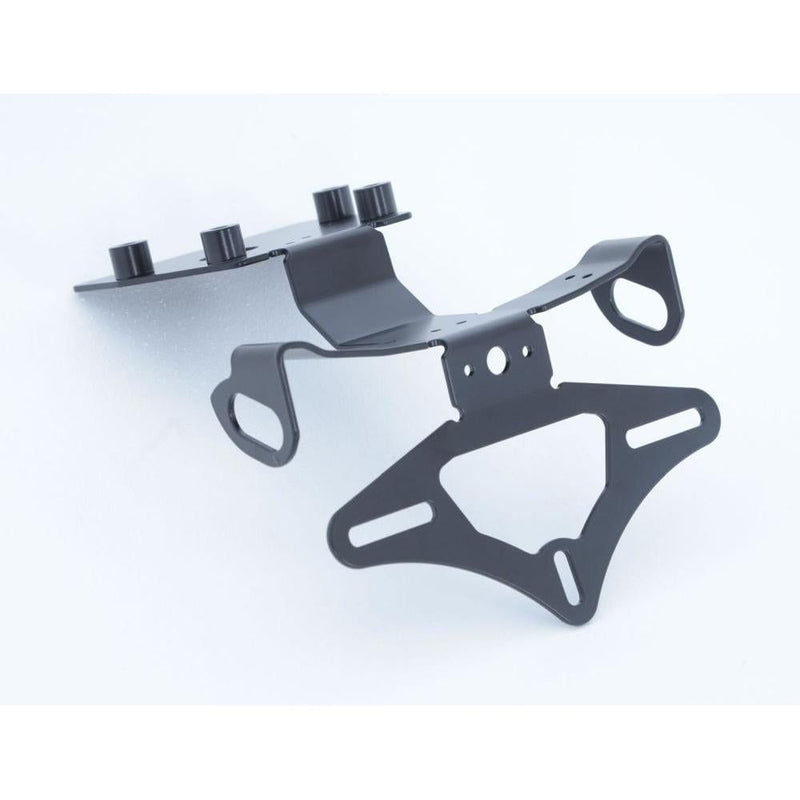 Load image into Gallery viewer, R&amp;G Racing Black Tail Tidy License Plate Holder LP0212BK
