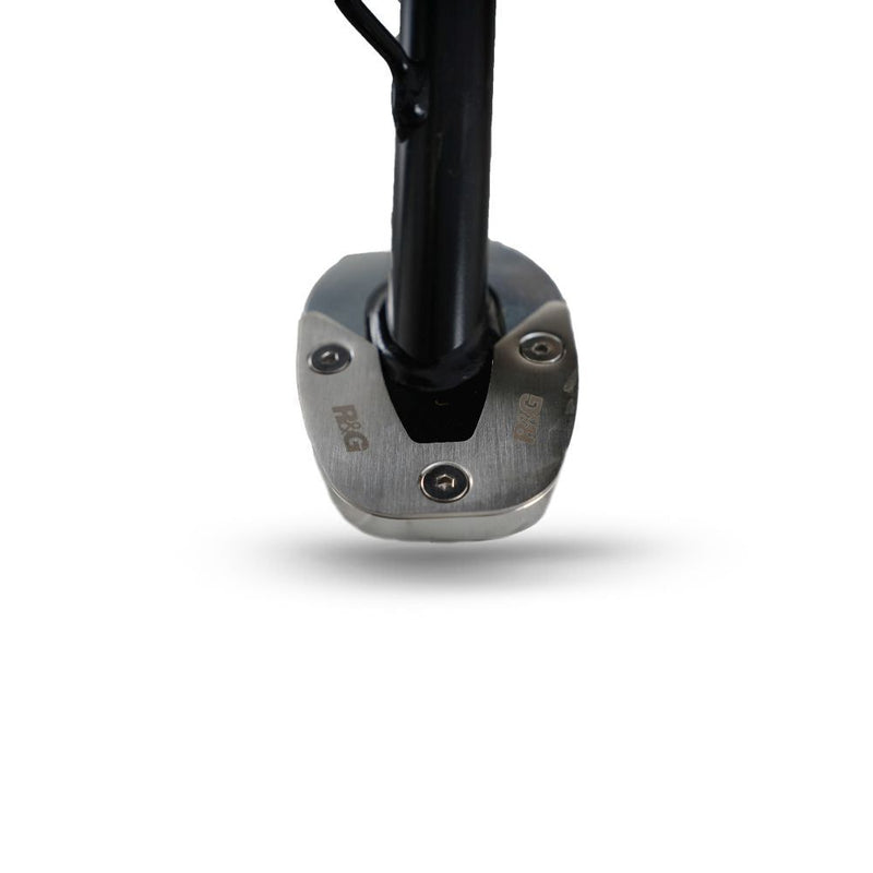 Load image into Gallery viewer, R&amp;G Racing Silver Kickstand Shoe For 2022-2024 Husqvarna Norden 901
