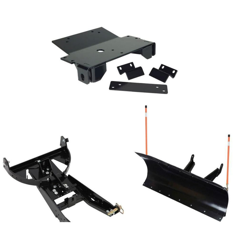 Load image into Gallery viewer, Denali Black UTV Snow Plow Kit For Can-Am Maverick 1000R 4X4 2013-2018
