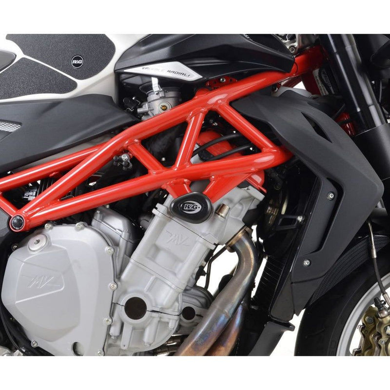 Load image into Gallery viewer, R&amp;G Racing Black Aero Style Crash Protection Bobbins For 2013 MV Agusta Brutale 1090
