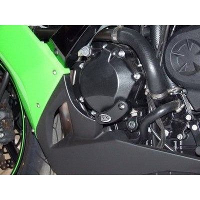 R&G Racing Black Engine Case Sliders LHS For 2008-2009 Kawasaki Ninja ZX10R ZX1000E