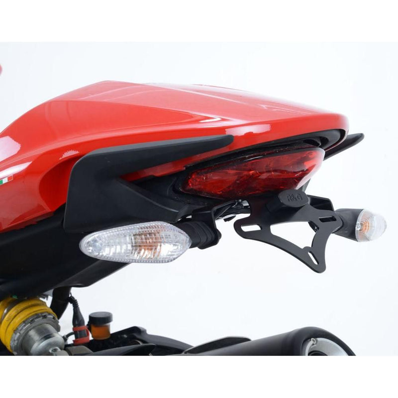 Load image into Gallery viewer, R&amp;G Racing Black Tail Tidy License Plate Holder LP0166BK
