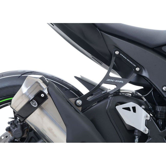 R&G Racing Black Exhaust Hanger For 2015-2019 Kawasaki Ninja ZX10R ZX1000