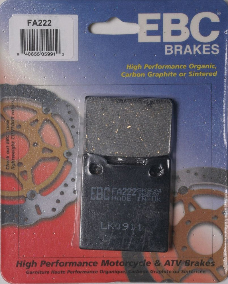 Load image into Gallery viewer, EBC 1 Pair FA Series Organic Replacement Brake Pads For Suzuki RF900R 1994-1995
