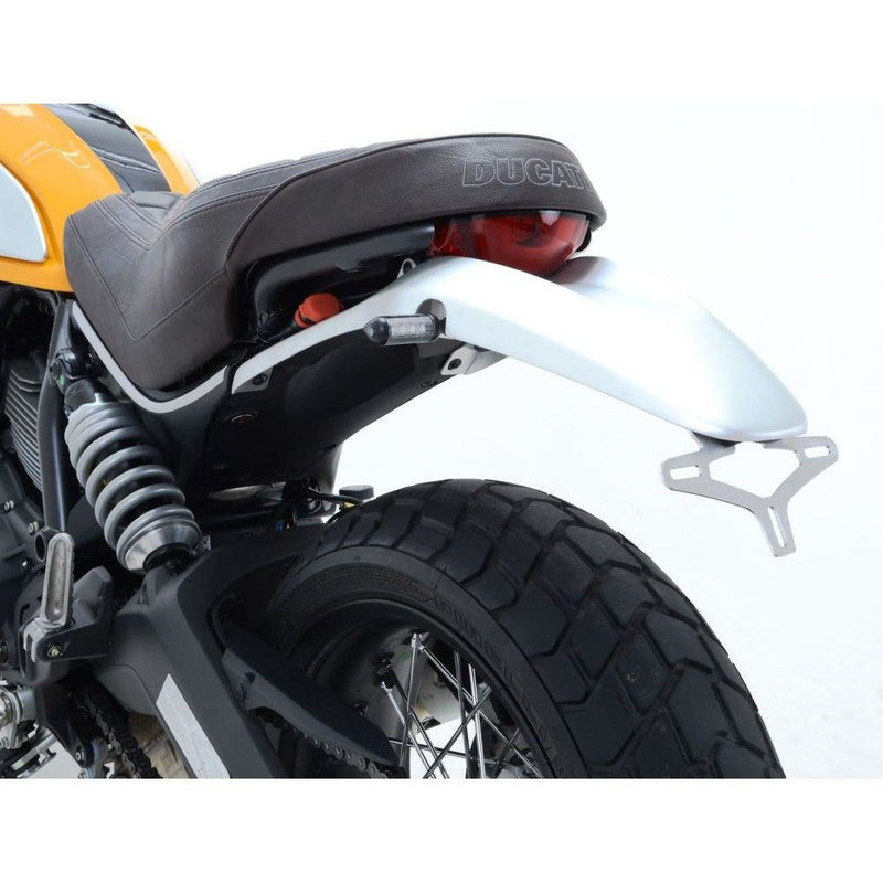 Load image into Gallery viewer, R&amp;G Racing Stainless Steel Tail Tidy License Plate Holder For 2015-2018 Ducati Scrambler Classic
