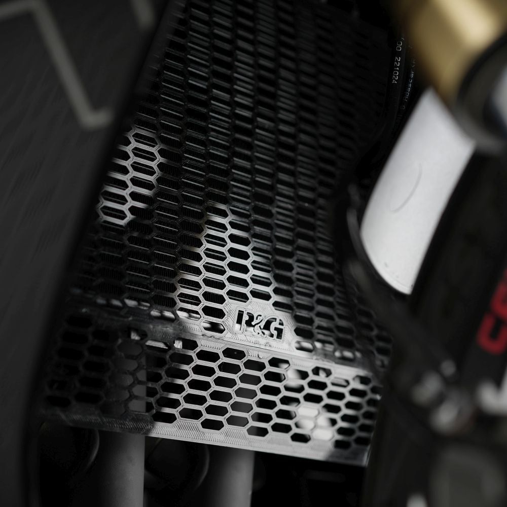 R&G Racing Matt Black PRO Radiator Guard For 2023-2024 CF-Moto 450SR