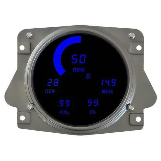 Intellitronix Blue OEM Replacement Digital LED Gauge Panel For Ford Bronco 1966-1977