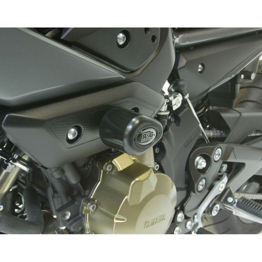 R&G Racing Black Aero Style Crash Protection Bobbins For 2015-2016 Yamaha Diversion XJ6 S