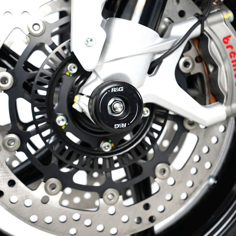 Load image into Gallery viewer, R&amp;G Racing Black Fork Protectors For 2024-2025 MV Agusta Brutale 1000RS FP0290BK

