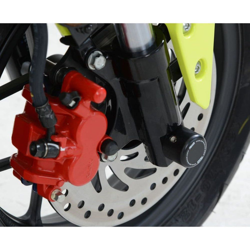 Load image into Gallery viewer, R&amp;G Racing Black Fork Protectors For 2021-2022 Honda CB125F Twister

