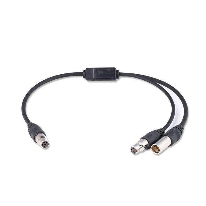 Rugged Radios External Push to Talk (PTT) Adapter Cable for 5 Pin Ports SPLITTER-5P-2-PTT
