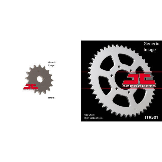 Front & Rear Sprocket Kit for Street KAWASAKI KZ750E 1980-1982