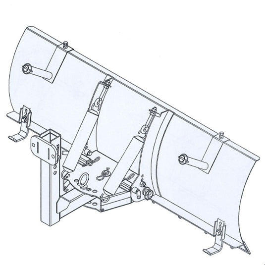 Impact Implements IMPACT BCS Snow Plow for 2 Wheel Tractors IP2201_BK