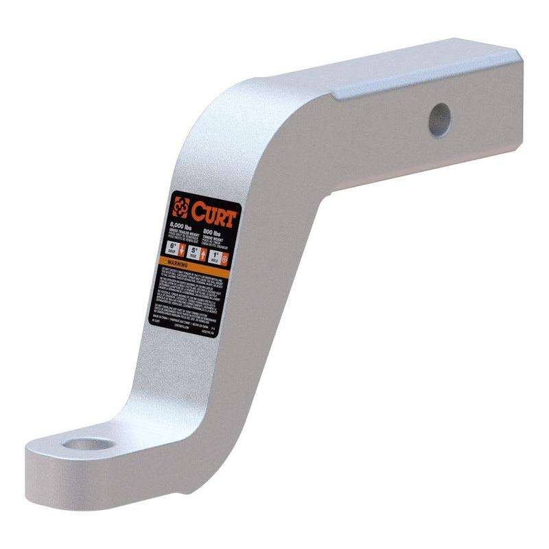 Load image into Gallery viewer, Aluminum Ball Mount (2&quot; Shank, 8,000 lbs. 6&quot; Drop, 8-1/2&quot; Long)
