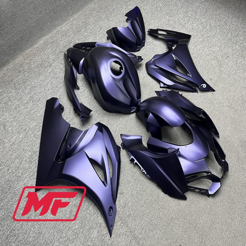 Load image into Gallery viewer, Monster Fairings Full Kit Suzuki GSXR1000 17-24 Matte Purple + Windshield + Gas Tank Cover
