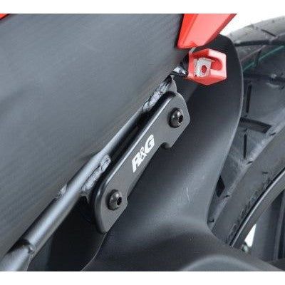 Load image into Gallery viewer, R&amp;G Racing Black Footrest Delete Blanking Plates For 2013-2020 Honda CB400X
