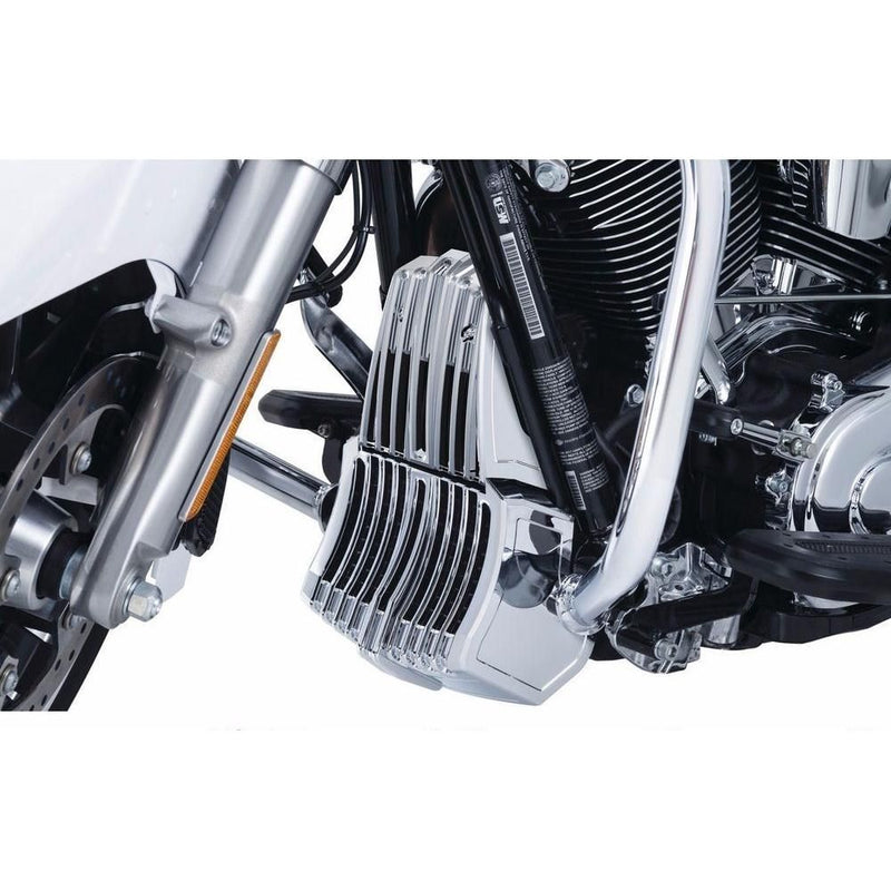 Load image into Gallery viewer, Kuryakyn Chrome Precision Regulator Cover Trim Accent Harley Touring Bagger 17+
