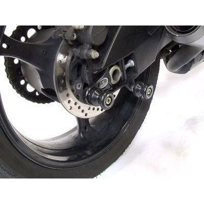 Load image into Gallery viewer, R&amp;G Racing Black Cotton Reels Offset For 2006-2010 Suzuki GSXR600
