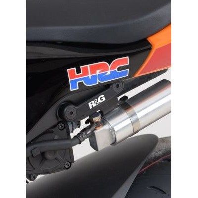 Load image into Gallery viewer, R&amp;G Racing Black Footrest Delete Blanking Plates For 2007-2024 Honda CBR600RR
