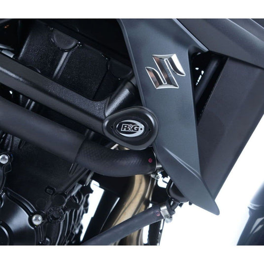 R&G Racing Black Aero Style Crash Protection Bobbins For 2017-2024 Suzuki GSXS750