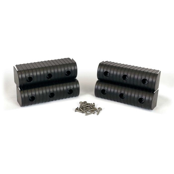 Load image into Gallery viewer, Caliber Bunkwrap End Cap Acc. Kit - 2X6 - Black - 4 Pk. W/ Hardware 23053-BK
