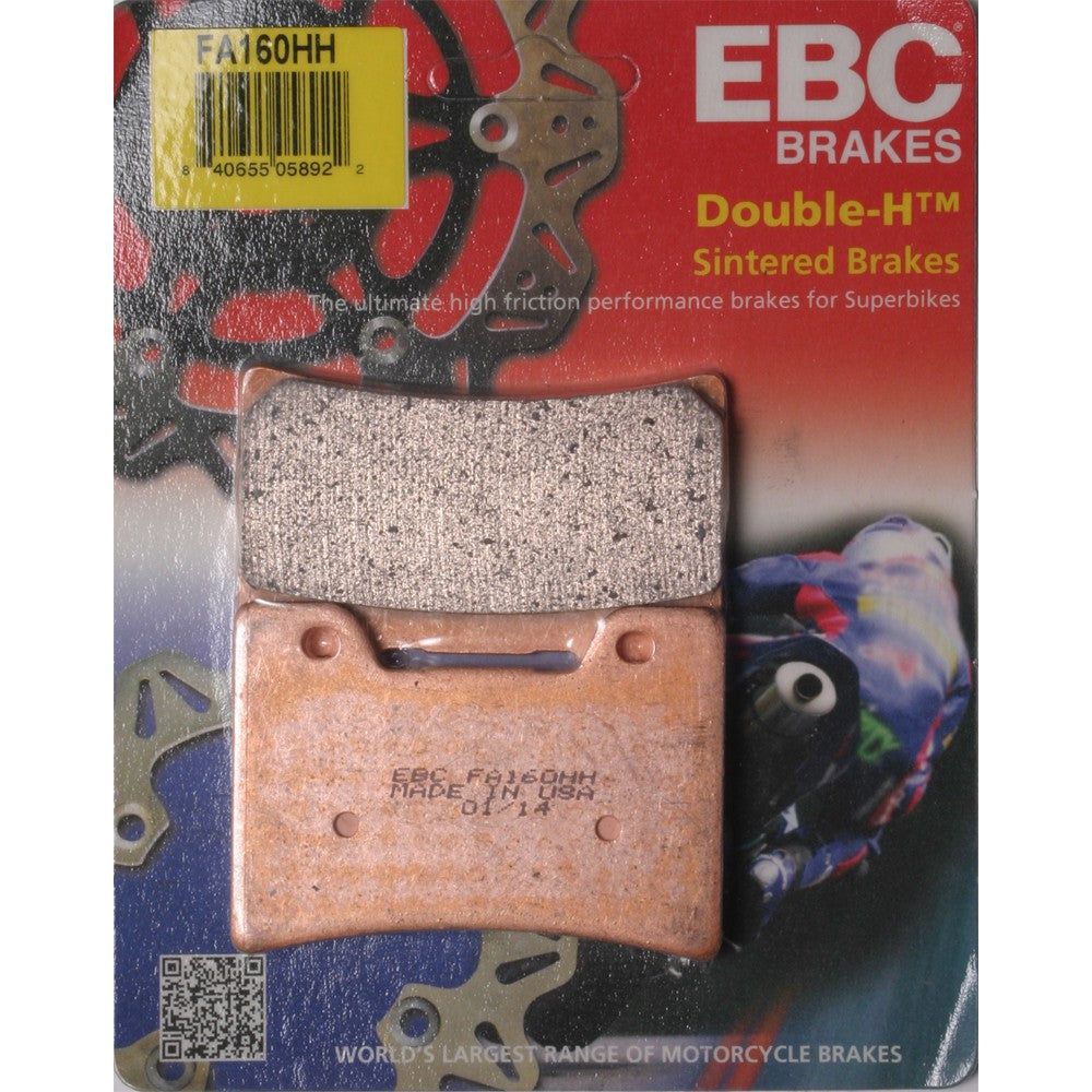 EBC 1 Pair Sintered HH Race Formula Brake Pads MPN FA160HH