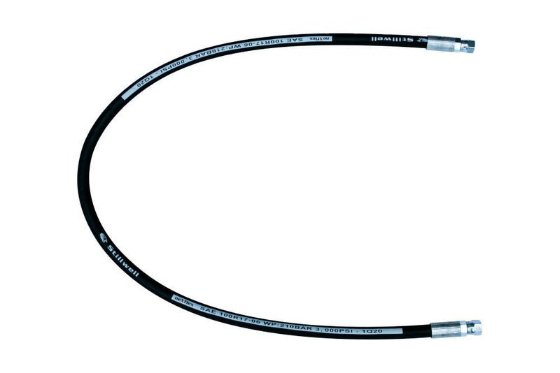 Load image into Gallery viewer, Stillwell Hydraulic Hose - 48&quot; Long, 3/8&quot;, #6 Swivel, #6 Swivel
