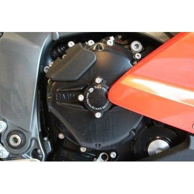 Load image into Gallery viewer, R&amp;G Racing Black Engine Case Sliders For 2005-2008 BMW K1200R
