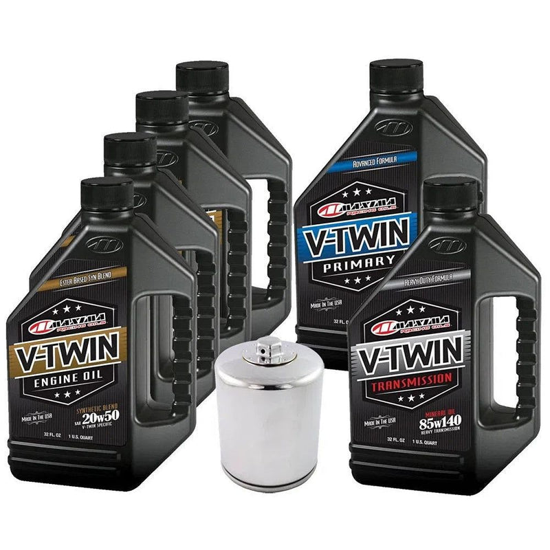 Load image into Gallery viewer, Complete Engine Oil Change Kit V-Twin Synthetic Blend HD Twin Cam 6quart 171CRC
