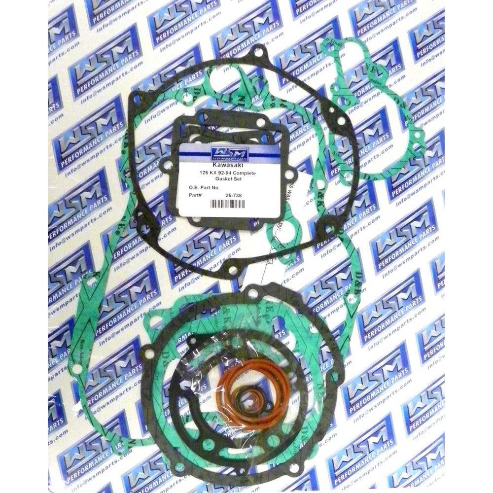 WSM Complete Gasket Kit For Kawasaki 125 KX 92-94 25-738