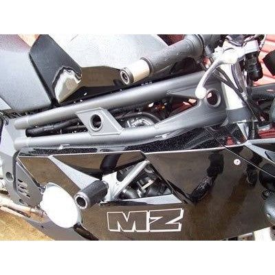 Load image into Gallery viewer, R&amp;G Racing Black Classic Style Crash Protectors For 2005 MZ 1000S Faired
