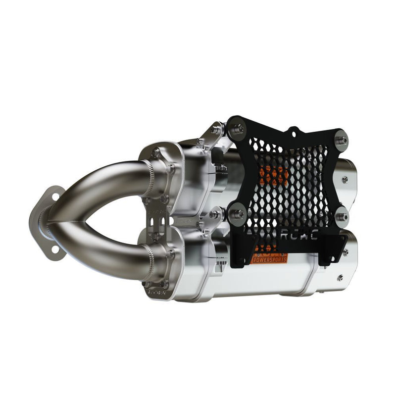 Load image into Gallery viewer, RJWC Stacked Dual Slip-On Exhaust For CF-Moto ZFORCE 950 HO EX 2023-2024
