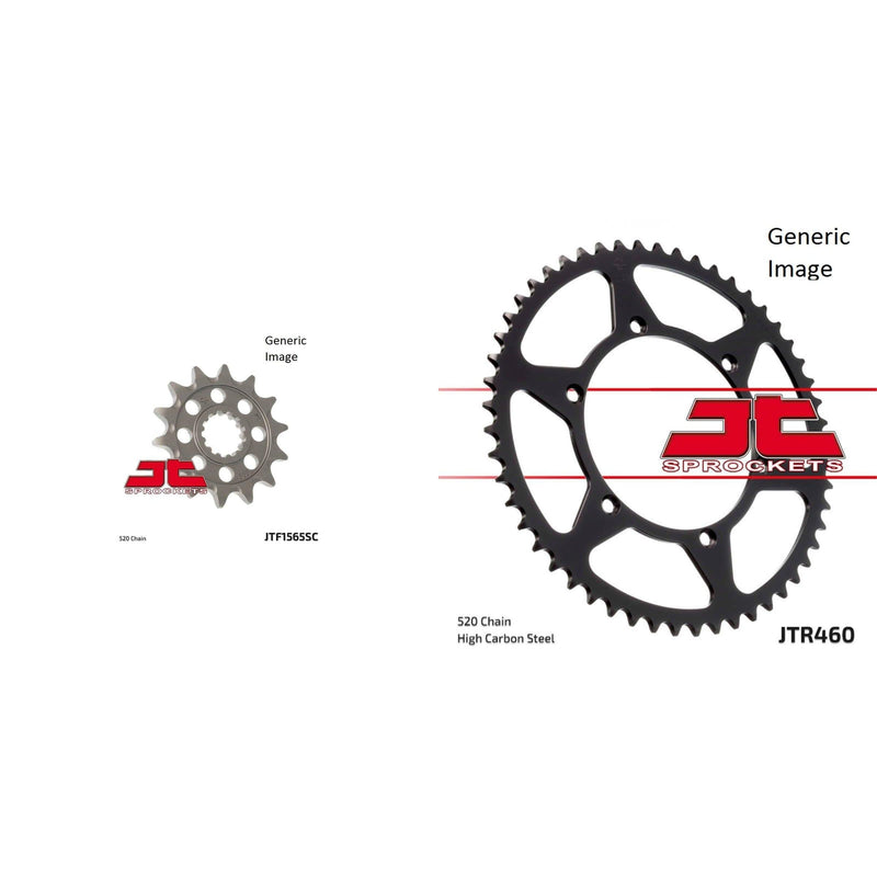 Load image into Gallery viewer, Front and Rear Steel Sprocket Kit for OffRoad KAWASAKI KLX450R 2008-2013
