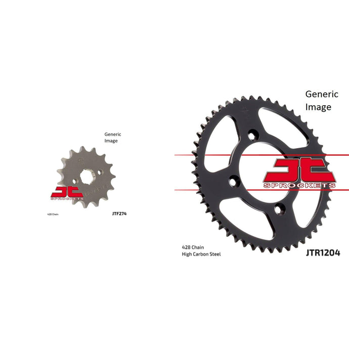 Front and Rear Steel Sprocket Kit for OffRoad HONDA CRF100F 2004-2013