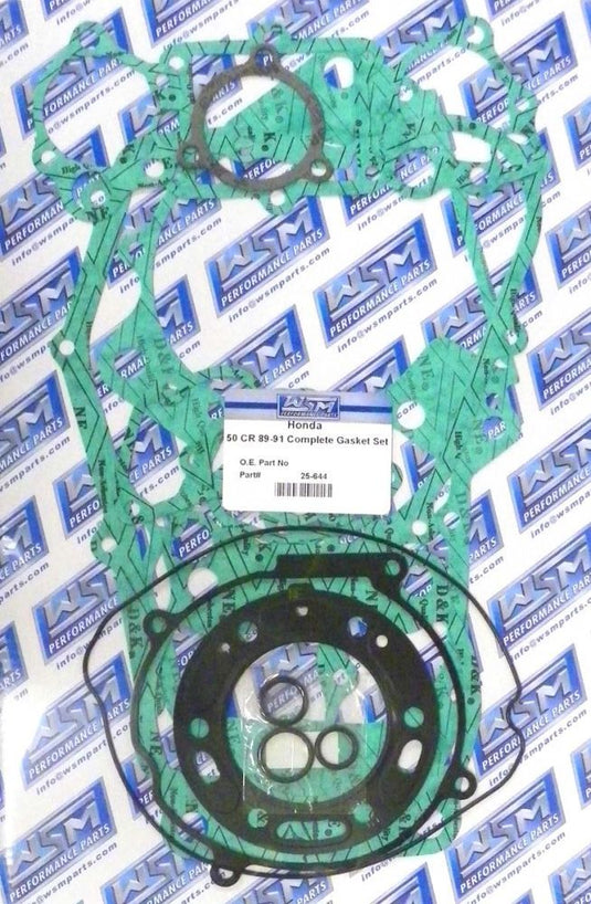 WSM Complete Gasket Kit For Honda 250 CR 89-91 25-644