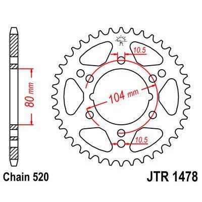 Load image into Gallery viewer, Front &amp; Rear Sprocket Kit for KAWASAKI ZX-6R-ZX636 B1,B2-Ninja 03-04 JT Sprockets
