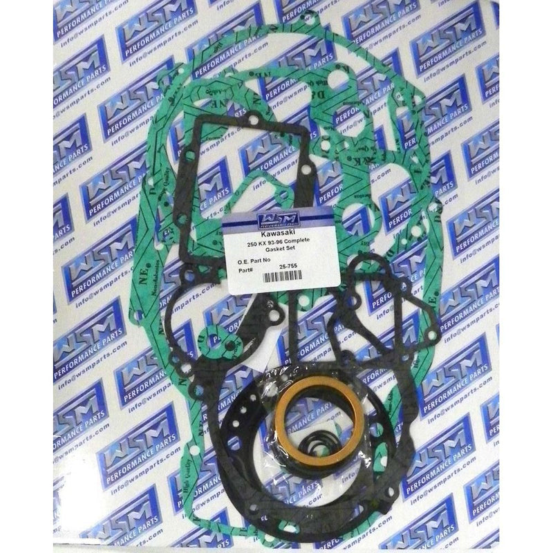 Load image into Gallery viewer, WSM Complete Gasket Kit For Kawasaki 250 KX 93-96 25-755
