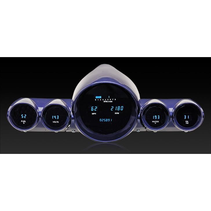 Load image into Gallery viewer, Dakota Digital 1959-1960 Chevrolet Impala Series III Gauge Kit with Teal/Blue Display VFD3-59C-IMP-Z
