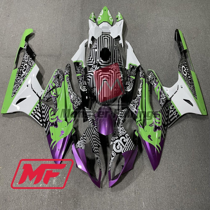 Load image into Gallery viewer, Monster Fairings Full Kit BMW S1000RR 15-16 Green Bull + Windshield + Gas Tank Cover
